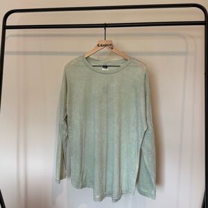 NWT Azur Distressed Lightweight Long Sleeve Tee